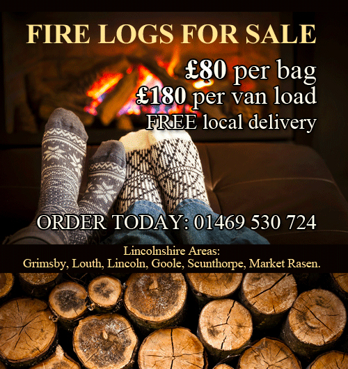 Fire Logs Lincolnshire Areas: Grimsby, Louth, Lincoln, Goole, Scunthorpe, Market Rasen